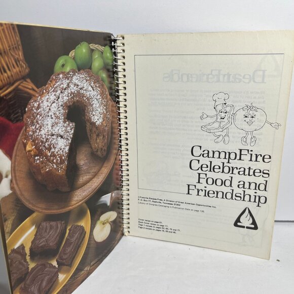 CampFire Celebrates Food And Friendship Cookbook 1985 - Picture 2 of 7